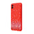Samsung A04 Küçük Kalpli Telefon Kılıfı - Renkli Silikon - Kırmızı