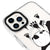 iPhone 14 Pro Max Boyacı Panda Telefon Kılıfı - Magsafeli Artycase - Beyaz