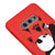 Samsung S10 E Boyacı Panda Telefon Kılıfı - Renkli Silikon - Kırmızı