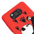 Xiaomi Poco X3 Pro Boyacı Panda Telefon Kılıfı - Renkli Silikon - Kırmızı