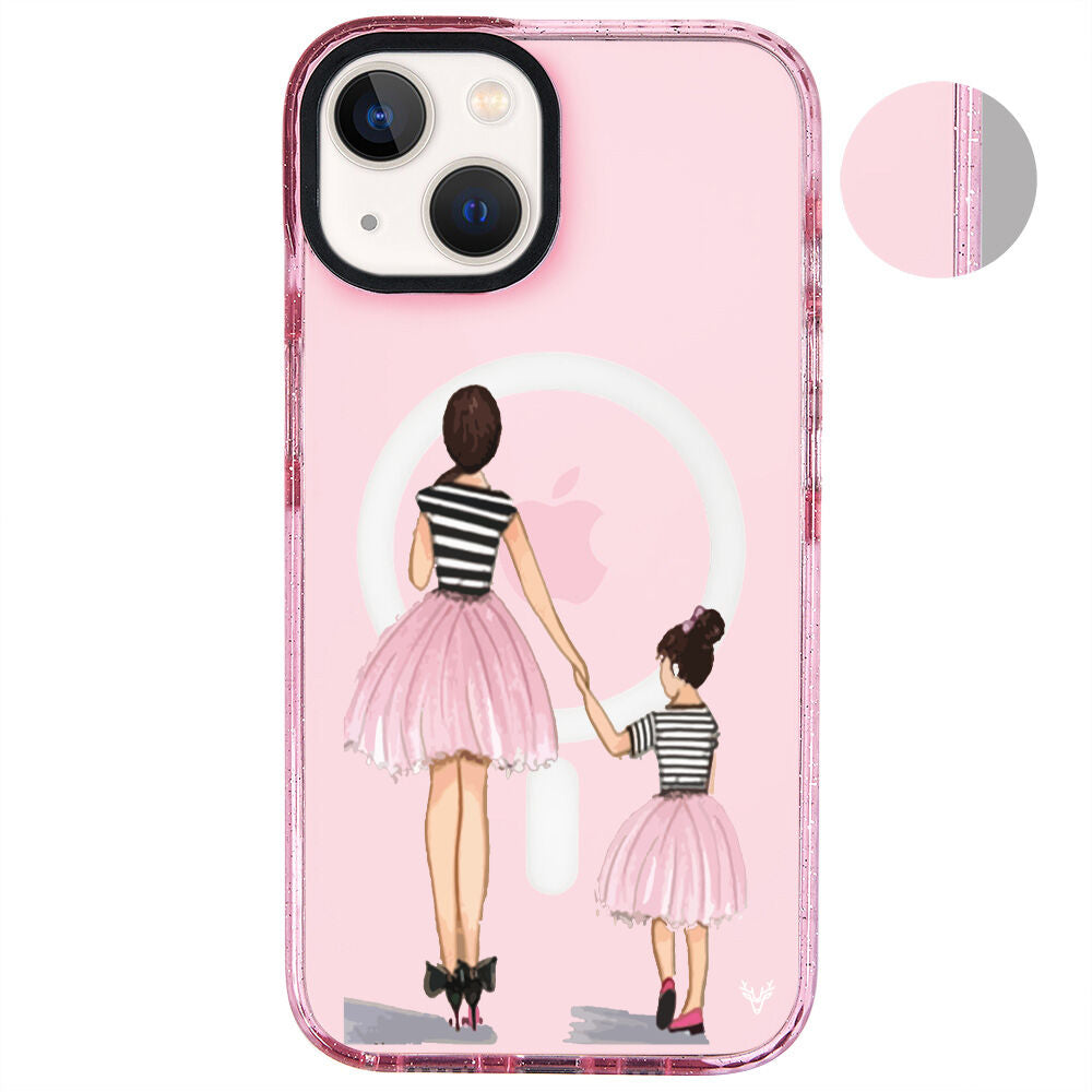 MagsafeliArtycaseSimliPembe