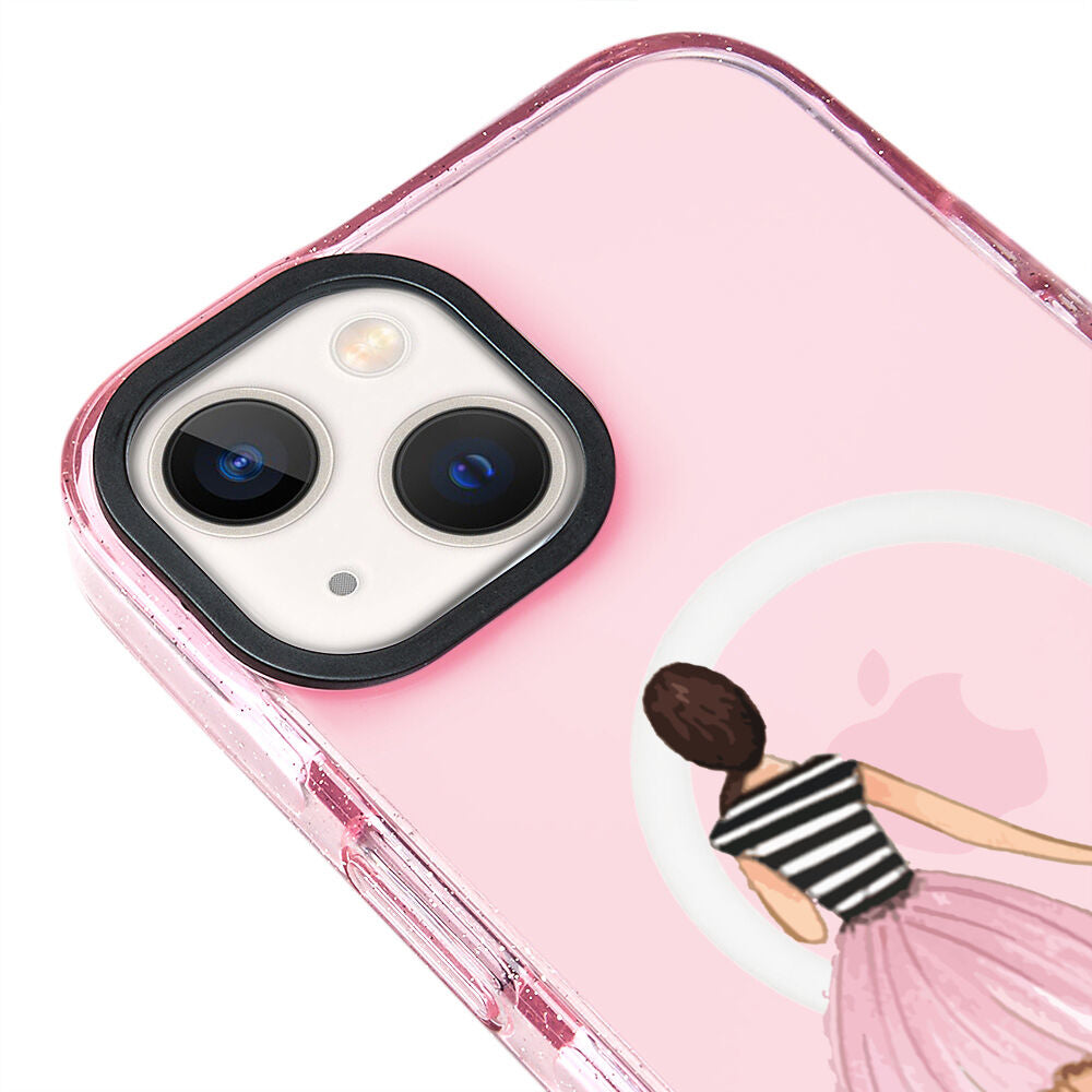 MagsafeliArtycaseSimliPembe