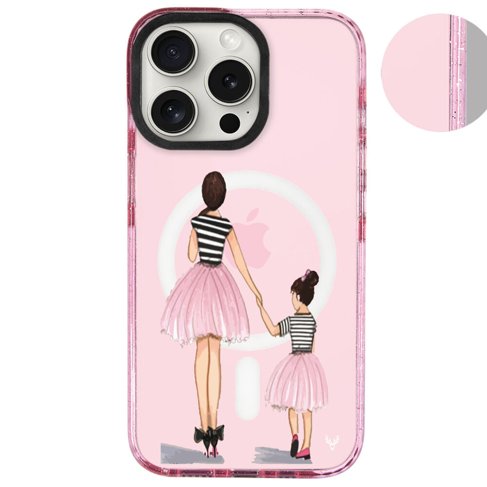 MagsafeliArtycaseSimliPembe