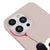 iPhone 14 Pro Dişi Panda Telefon Kılıfı - Renkli Silikon - Pudra