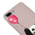 iPhone 8 Plus Dişi Panda Telefon Kılıfı - Renkli Silikon - Pudra