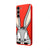 Samsung S23 Plus Cute Bunny Telefon Kılıfı - Renkli Silikon - Kırmızı