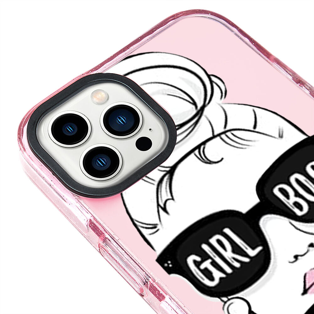 MagsafeliArtycaseSimliPembe