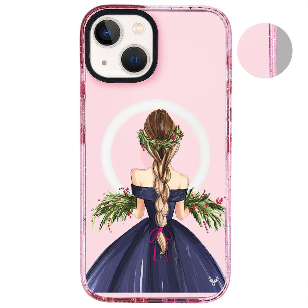 MagsafeliArtycaseSimliPembe