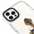 iPhone 14 Pro Max Çiçekli Kız Telefon Kılıfı - Artycase - Beyaz