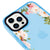 iPhone 12 Pro Max Pembe Gül Telefon Kılıfı - Artycase - Azure