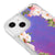 iPhone 15 Plus Pembe Gül Telefon Kılıfı - Neon - Violet