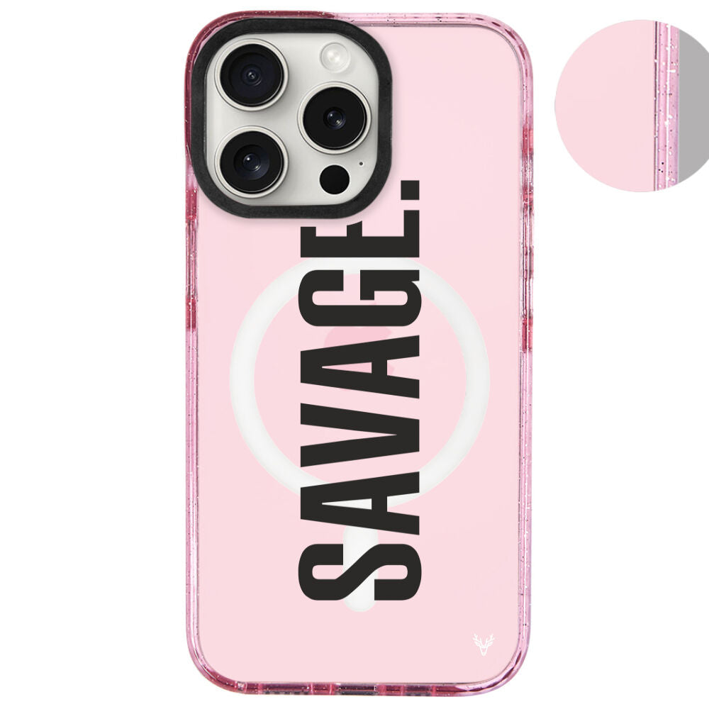 MagsafeliArtycaseSimliPembe