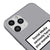 iPhone 11 Pro Social Media Telefon Kılıfı - Renkli Silikon - Gri