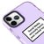 iPhone 11 Pro Max Social Media Telefon Kılıfı - Artycase - Simli Mor
