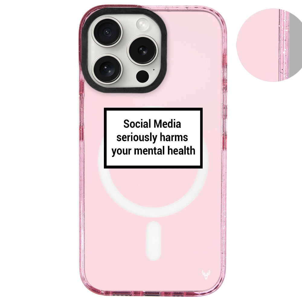 MagsafeliArtycaseSimliPembe