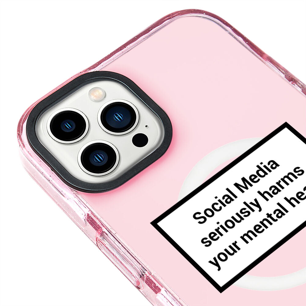 MagsafeliArtycaseSimliPembe