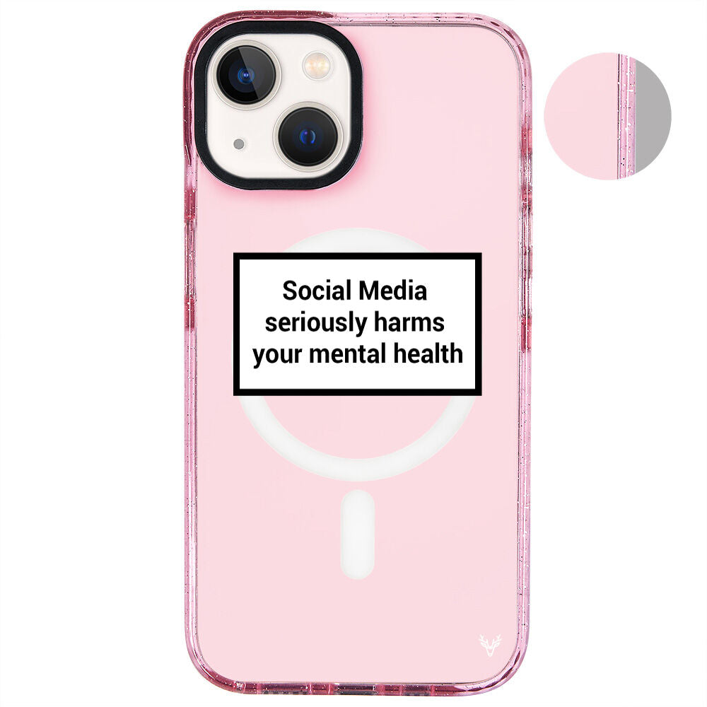 MagsafeliArtycaseSimliPembe