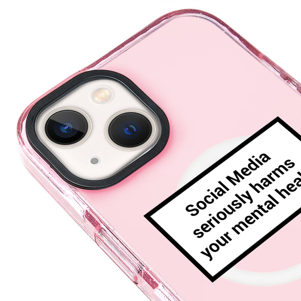 MagsafeliArtycaseSimliPembe