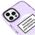 iPhone 16 Pro Social Media Telefon Kılıfı - Magsafeli Artycase - Simli Mor