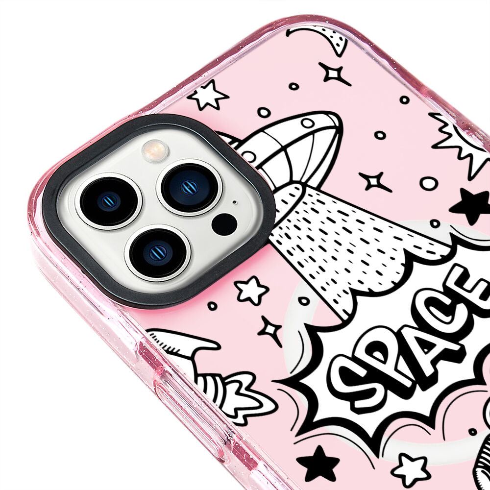 MagsafeliArtycaseSimliPembe