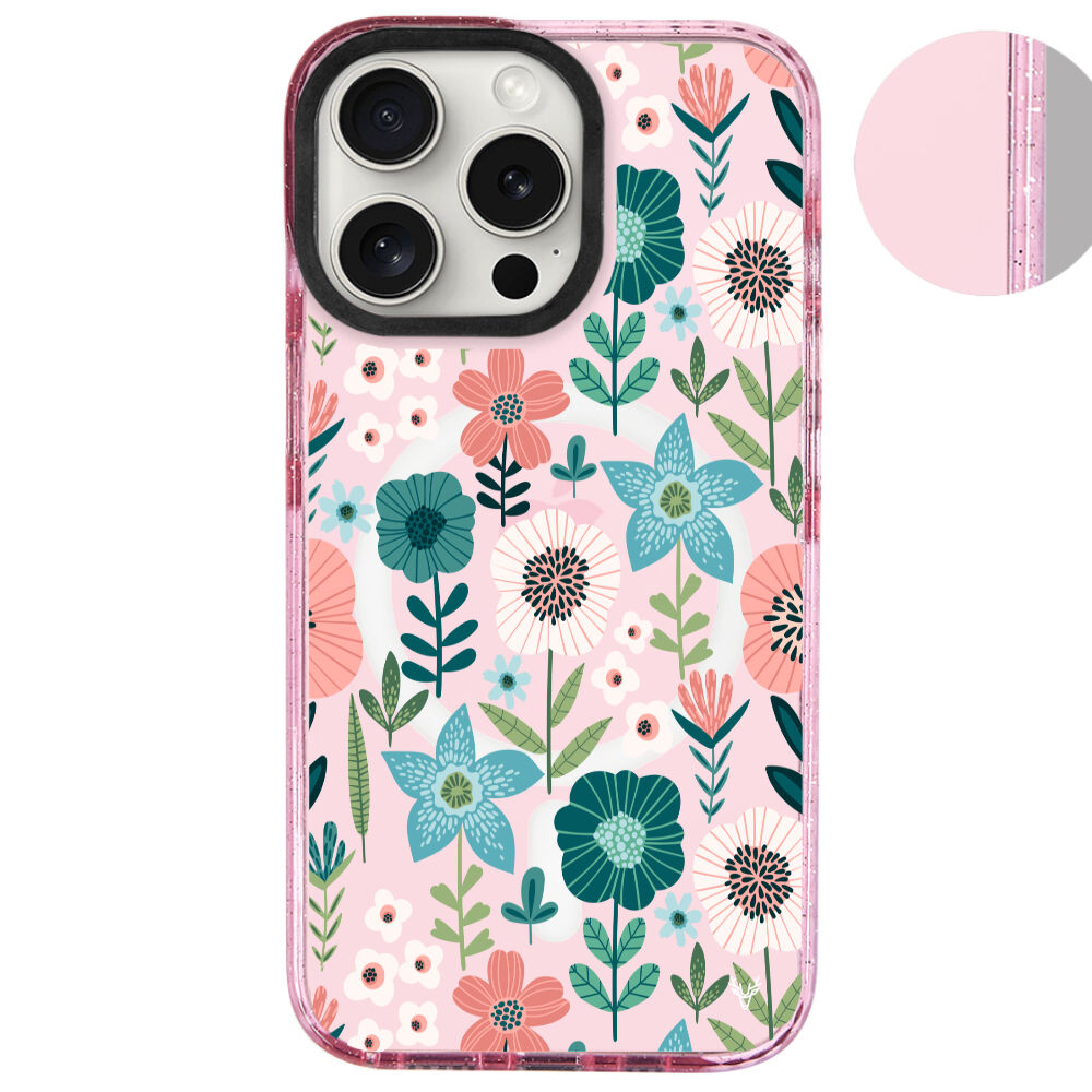 MagsafeliArtycaseSimliPembe