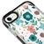 iPhone 6S Plus Çiçekli Telefon Kılıfı - Artycase - Siyah