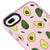 iPhone 8 Plus Avokado İçi Telefon Kılıfı - Artycase - Simli Pembe