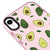 iPhone XR Avokado İçi Telefon Kılıfı - Artycase - Simli Pembe