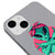 iPhone 15 Plus Alien Gangsta Telefon Kılıfı - Renkli Silikon - Gri