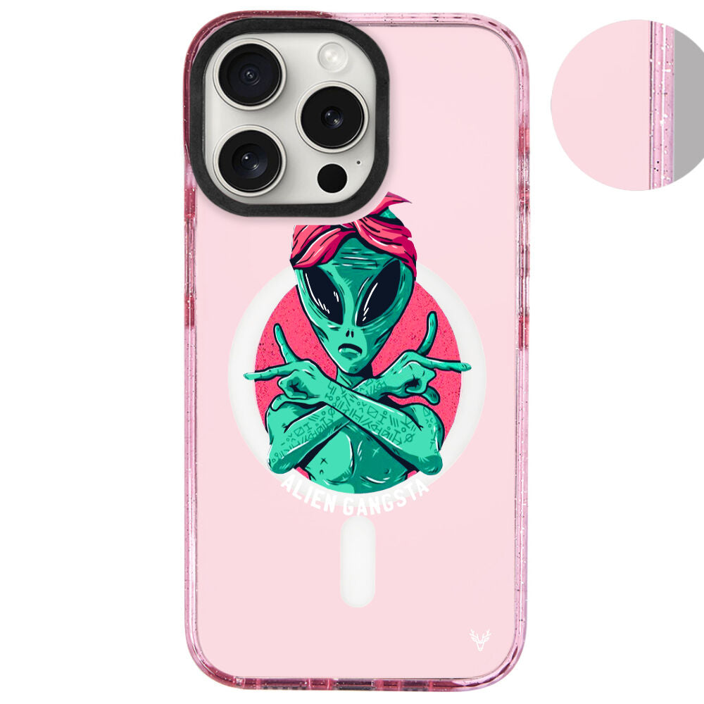 MagsafeliArtycaseSimliPembe