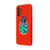 Samsung A23 Alien Gangsta Telefon Kılıfı - Renkli Silikon - Kırmızı