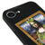 iPhone 16e Mona x Lisa Telefon Kılıfı - Renkli Silikon - Siyah
