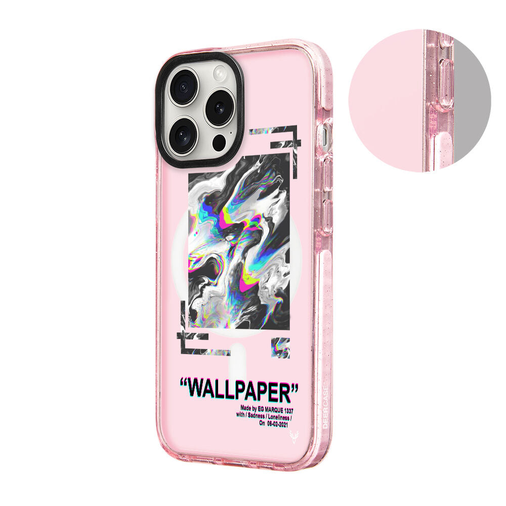 MagsafeliArtycaseSimliPembe