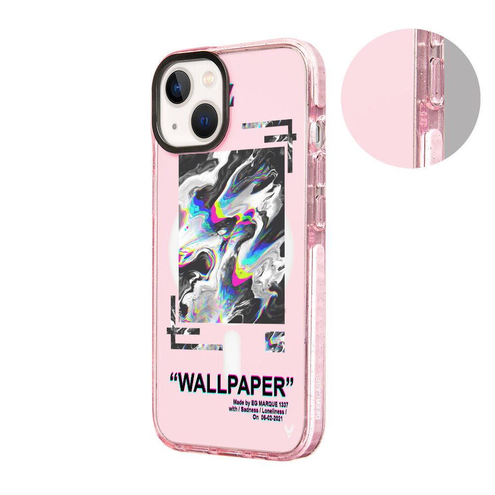 MagsafeliArtycaseSimliPembe