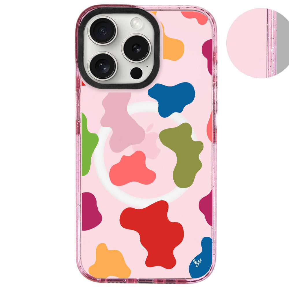 MagsafeliArtycaseSimliPembe