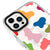 iPhone 14 Pro Colorful Dots Telefon Kılıfı - Magsafeli Artycase - Beyaz