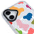 iPhone 16 Plus Colorful Dots Telefon Kılıfı - Magsafeli Artycase - Beyaz