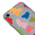 iPhone 7 Colorful Dots Telefon Kılıfı - Renkli Silikon - Gri