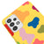 Samsung A52 Colorful Dots Telefon Kılıfı - Renkli Silikon - Sarı