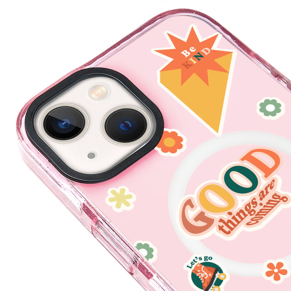 MagsafeliArtycaseSimliPembe