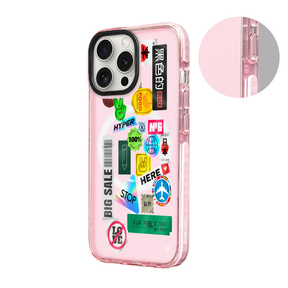 MagsafeliArtycaseSimliPembe