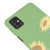 Samsung M51 Sunflowers Case Telefon Kılıfı - Renkli Silikon - Yeşil