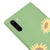 Samsung Note 10 Sunflowers Case Telefon Kılıfı - Renkli Silikon - Yeşil