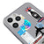 iPhone 11 Pro Traveler Telefon Kılıfı - Renkli Silikon - Gri