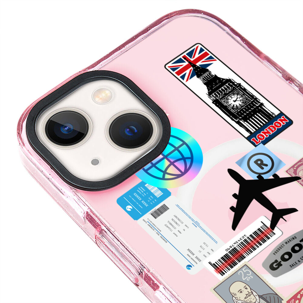 MagsafeliArtycaseSimliPembe