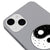 iPhone 14 Yin Yang Symbol Telefon Kılıfı - Renkli Silikon - Gri