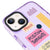 iPhone 13 Positive Thoughts Telefon Kılıfı - Artycase - Simli Mor