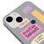 iPhone 13 Positive Thoughts Telefon Kılıfı - Renkli Silikon - Gri