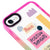 iPhone SE 2020 Positive Thoughts Telefon Kılıfı - Artycase - Pembe Yeşil
