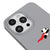 iPhone 14 Pro Max Flying Panda Telefon Kılıfı - Renkli Silikon - Gri
